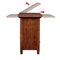 Axiom Convertible Console To Dining Table Brown - Aiden Lane -Console Tables Sales unnamed file 1861