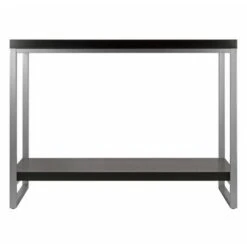 Jared Console Table, Enamel Steel Tube - Dark Espresso - Winsome -Console Tables Sales unnamed file 1889
