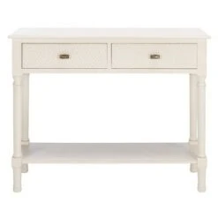 Halton 2 Drawers Console Table - Safavieh Brown -Console Tables Sales unnamed file 189