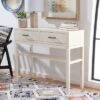 Ajana 2 Drawer Console - Distressed White W/Distressed White Drawer - Safavieh