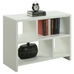 Northfield Console Bookcase White - Breighton Home
