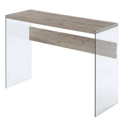 Soho Console Table - Breighton Home Sandstone/glass 8 Soho Console Table - Breighton Home Sandstone/glass - Image 6