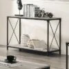 Rosslea Lower Shelf Sofa Table Black/Gray - HOMES: Inside + Out -Console Tables Sales unnamed file 1978