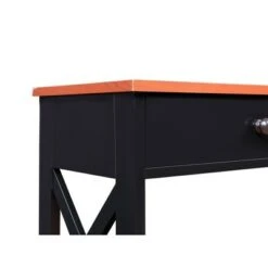 Oxford 1 Drawer Console Table Cherry/Black - Breighton Home -Console Tables Sales unnamed file 2041