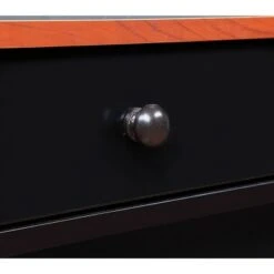 Oxford 1 Drawer Console Table Cherry/Black - Breighton Home -Console Tables Sales unnamed file 2042