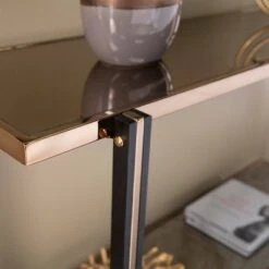 Carswaf Console Table with Mirrored Top Champagne - Aiden Lane 15 Carswaf Console Table with Mirrored Top Champagne - Aiden Lane -Console Tables Sales unnamed file 2048