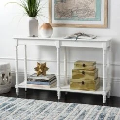 Noam Coastal Console Table - Safavieh Gray