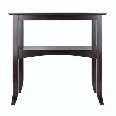 Camden Console Table Coffee - Winsome 3 Camden Console Table Coffee - Winsome