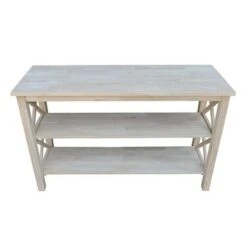 Hampton Console Table - International Concepts Gray/taupe -Console Tables Sales unnamed file 2118
