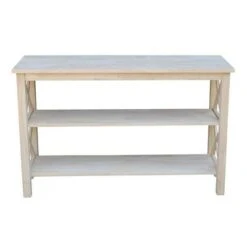 Hampton Console Table - International Concepts Gray/taupe -Console Tables Sales unnamed file 2121