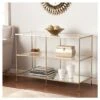 Southern Enterprises Benton Console Table Warm Gold - Aiden Lane