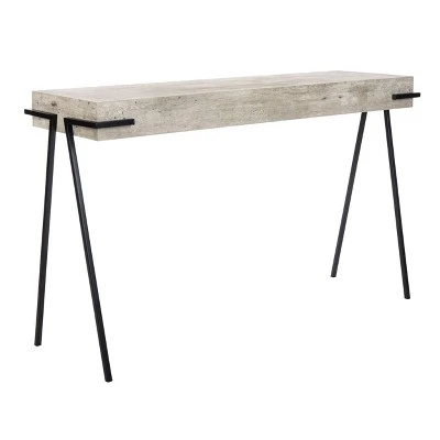 Jett Console Table Light Gray/Black - Safavieh 4 Jett Console Table Light Gray/Black - Safavieh - Image 2