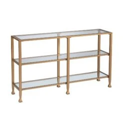Jamel 3 - Tier Console Table - Aiden Lane Gold -Console Tables Sales unnamed file 2248