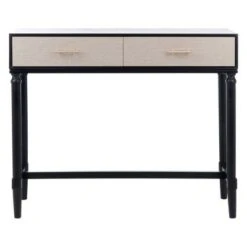 Estella 2 Drawers Console Table - Safavieh Black -Console Tables Sales unnamed file 2276