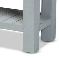 Hastin Two-Tone Wood 2 Drawer Console Table Brown/Gray - Baxton Studio -Console Tables Sales unnamed file 2291