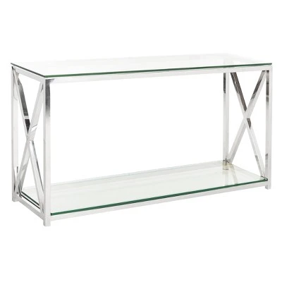 Console Table Chrome - Safavieh 4 Console Table Chrome - Safavieh - Image 2