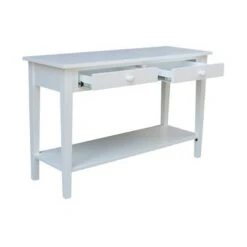 Spencer Console Server Table White - International Concepts -Console Tables Sales unnamed file 2330