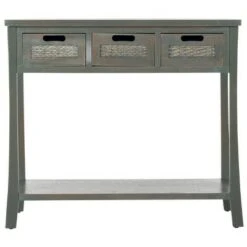 Autum 3 Drawer Console - Safavieh Brown -Console Tables Sales unnamed file 2389