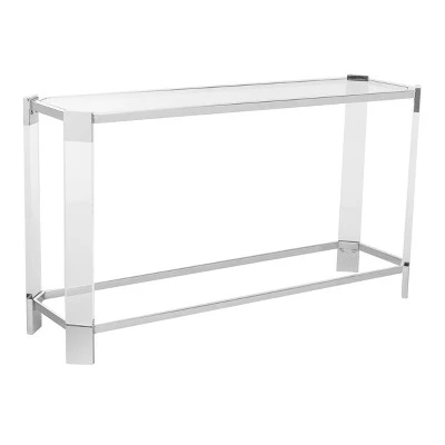 Gianna Glass Console Table Clear - Safavieh 4 Gianna Glass Console Table Clear - Safavieh - Image 2