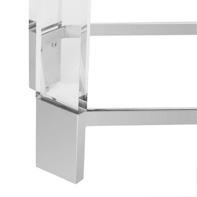 Gianna Glass Console Table Clear - Safavieh 7 Gianna Glass Console Table Clear - Safavieh - Image 5