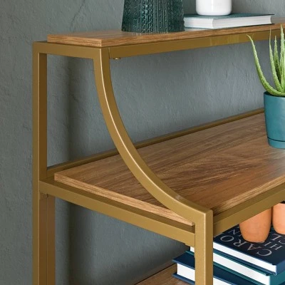 International Lux Metal Frame Console Table - Sauder Sindoori Mango 4 International Lux Metal Frame Console Table - Sauder Sindoori Mango - Image 2