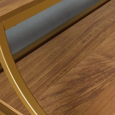 International Lux Metal Frame Console Table - Sauder Sindoori Mango 5 International Lux Metal Frame Console Table - Sauder Sindoori Mango - Image 3