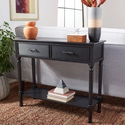 Ryder 2 Drawers Console Table - Safavieh Distressed Gray 3 Ryder 2 Drawers Console Table - Safavieh Distressed Gray