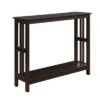 Breighton Home Mission Console Table - Johar Furniture Espresso