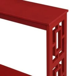 Town Square Console Table with Shelf Cranberry Red - Breighton Home -Console Tables Sales unnamed file 2504