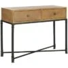 Julian 2 Drawer Console Table - Natural - Safavieh -Console Tables Sales unnamed file 2558