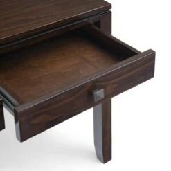60" Stratford End Table Russet Mahogany Brown - WyndenHall -Console Tables Sales unnamed file 2563