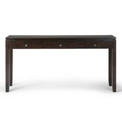 60" Stratford End Table Russet Mahogany Brown - WyndenHall -Console Tables Sales unnamed file 2567