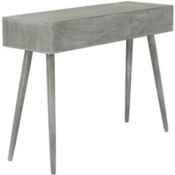 Albus 3 Drawer Console Table- Slate Grey - Safavieh -Console Tables Sales unnamed file 2672