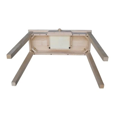 Mission Console Table Unfinished - International Concepts 10 Mission Console Table Unfinished - International Concepts - Image 8