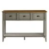 Clearwater Rustic Farmhouse 3 Drawer Buffet Console - Saracina Home Rustic Oak/antique White 1 Clearwater Rustic Farmhouse 3 Drawer Buffet Console - Saracina Home Rustic Oak/antique White -Console Tables Sales unnamed file 269