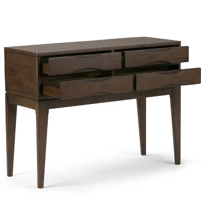 40" Pearson Solid Hardwood Hallway Console Table Walnut Brown - WyndenHall 4 40" Pearson Solid Hardwood Hallway Console Table Walnut Brown - WyndenHall - Image 2