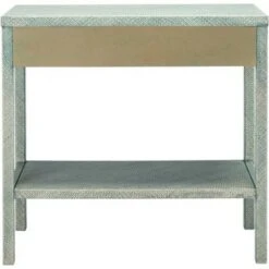 Asa 2 Drawer 1 Shelf Console Table - Turquoise/Antique Gold - Safavieh -Console Tables Sales unnamed file 2735