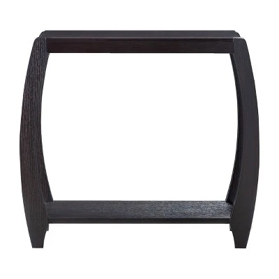 Tecto 2 Shelf Console Table Espresso - HOMES: Inside + Out 5 Tecto 2 Shelf Console Table Espresso - HOMES: Inside + Out - Image 3