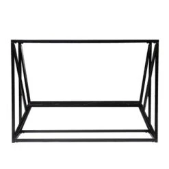 Finsfil Long Glass-Top Console Table Black - Aiden Lane -Console Tables Sales unnamed file 2763