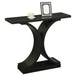 Newport Infinity Console Table Espresso - Breighton Home