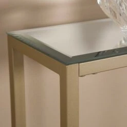 Dillard Narrow Console Table Gold - Aiden Lane