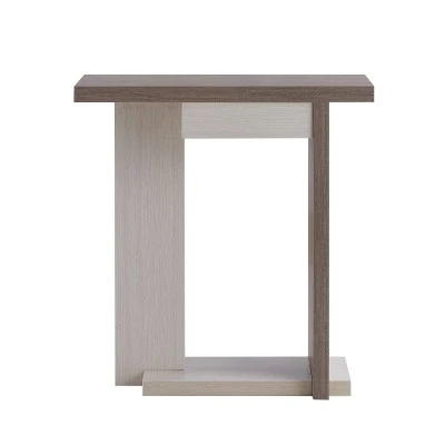 Nebra 3 Shelf Console Table Dark Taupe - HOMES: Inside + Out 5 Nebra 3 Shelf Console Table Dark Taupe - HOMES: Inside + Out - Image 3