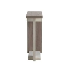 Nebra 3 Shelf Console Table Dark Taupe - HOMES: Inside + Out 14 Nebra 3 Shelf Console Table Dark Taupe - HOMES: Inside + Out -Console Tables Sales unnamed file 2825