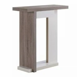Nebra 3 Shelf Console Table Dark Taupe - HOMES: Inside + Out 16 Nebra 3 Shelf Console Table Dark Taupe - HOMES: Inside + Out -Console Tables Sales unnamed file 2827