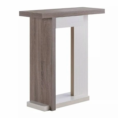 Nebra 3 Shelf Console Table Dark Taupe - HOMES: Inside + Out 8 Nebra 3 Shelf Console Table Dark Taupe - HOMES: Inside + Out - Image 6