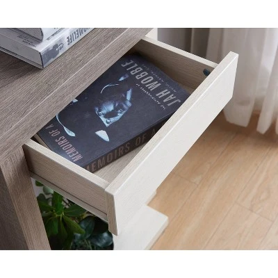 Nebra 3 Shelf Console Table Dark Taupe - HOMES: Inside + Out 9 Nebra 3 Shelf Console Table Dark Taupe - HOMES: Inside + Out - Image 7