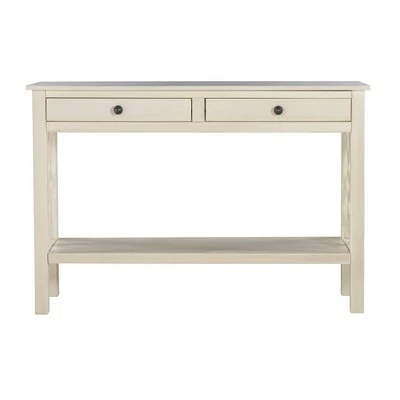 Whitley Antique Console Table White - Linon 3 Whitley Antique Console Table White - Linon
