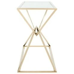 Fiorella Glass Top Console Table Brass - Safavieh -Console Tables Sales unnamed file 2851