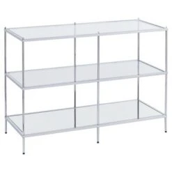 Benton Glam Mirrored Console Table - Chrome - Aiden Lane -Console Tables Sales unnamed file 2869