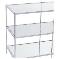 Benton Glam Mirrored Console Table - Chrome - Aiden Lane -Console Tables Sales unnamed file 2872